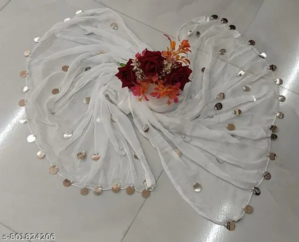 White_Premium_Chiffon_Dupatta_For_Women