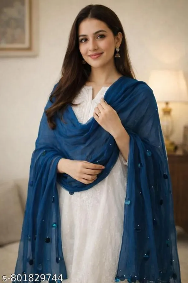 Blue_Premium_Chiffon_Dupatta_For_Women