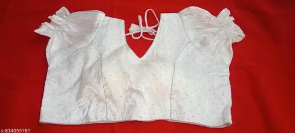 White_Premium_Organza_Blouse_For_Women