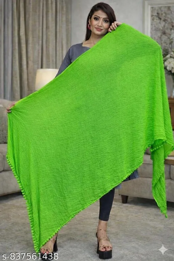 Green_Premium_Chiffon_Dupatta_For_Women