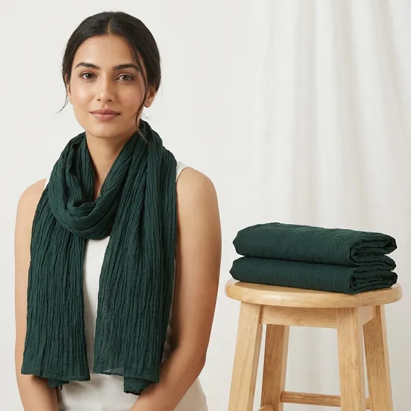 Green_Premium_Bottle_Green_Cotton_Dupatta_For_Women