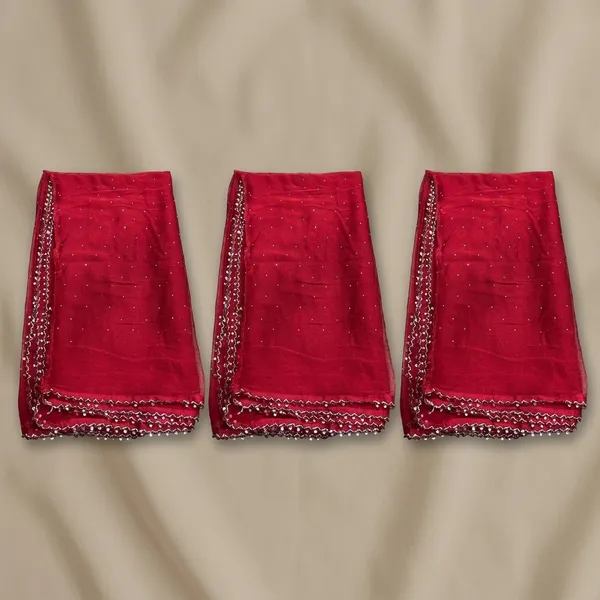 Red_Premium_Cirosky_Chiffon_Dupatta_For_Women