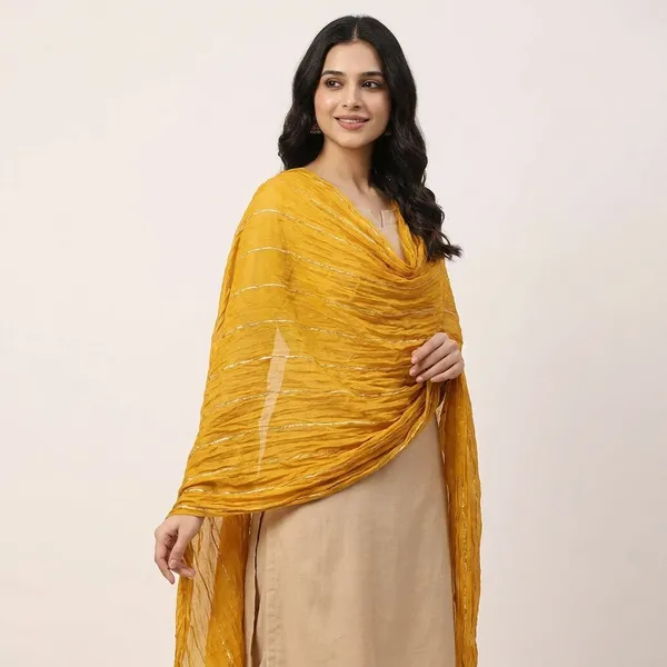 Yellow_Premium_Cotton_Dupatta_For_Women