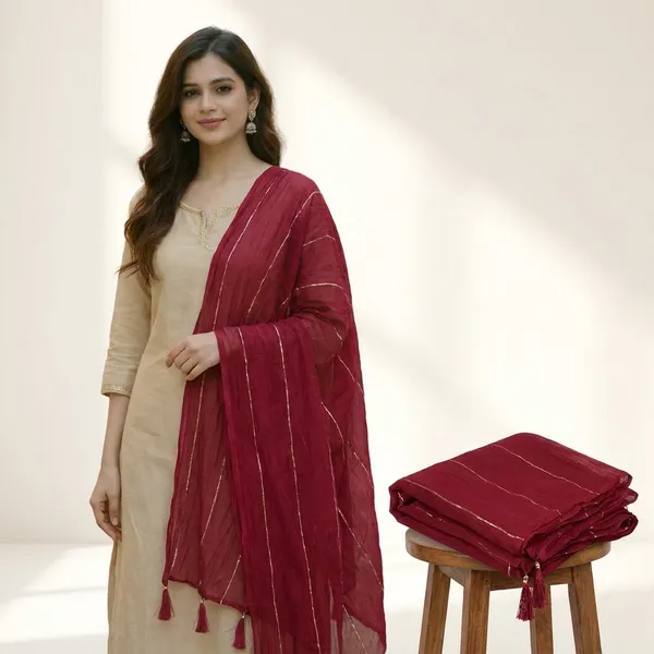 Maroon_Premium_Cotton_Dupatta_For_Women