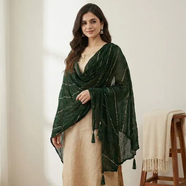 Green_Premium_Cotton_Dupatta_For_Women