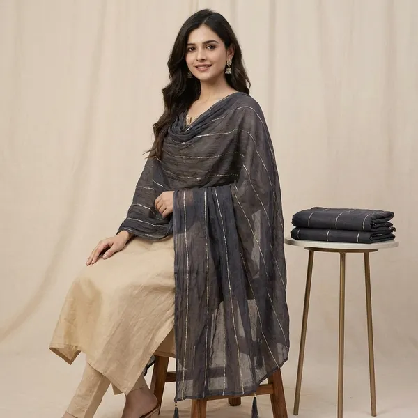 Black_Premium_Cotton_Dupatta_For_Women