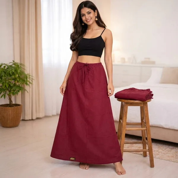 Maroon_Premium_Cotton_Petticoat__For_Women