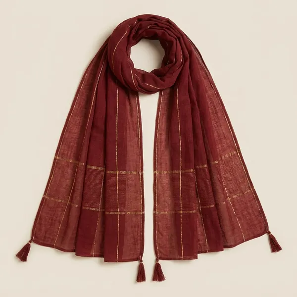 Maroon_Premium_Cotton_Dupatta_For_Women