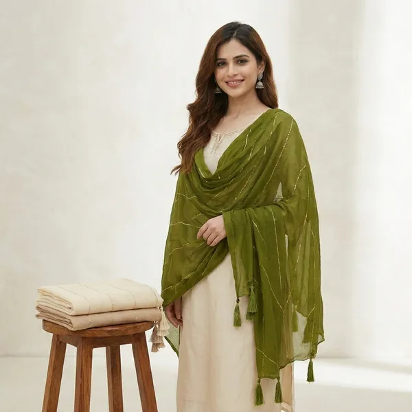 Mehendi_Premium_Cotton_Dupatta_For_Women