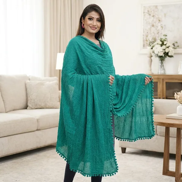 Green_Premium_Chiffon_Dupatta_For_Women
