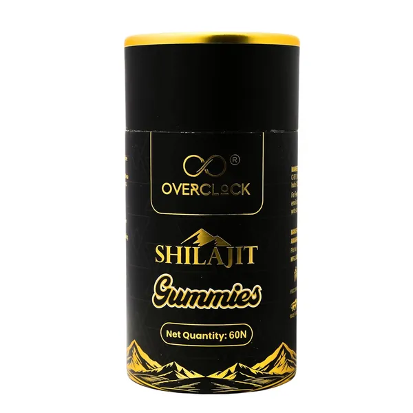 Overclock_Shilajit_Gummies_Himalayan_Resin_Extract_60_Count_And_Hygeia_Beetroot_Powder_Natural_Skin_Care_And_Superfood_200_G_Combo