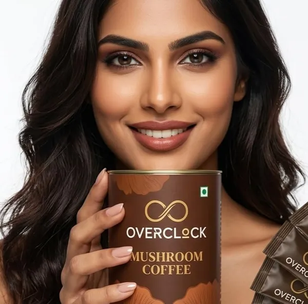 Overclock_Lions_Mane_Mushroom_Coffee_Instant_Ayurvedic_Blend_100_G_And_Overclock_Shilajit_Honey_Sticks_Natural_Energy_Supplement_30_Sticks_Combo