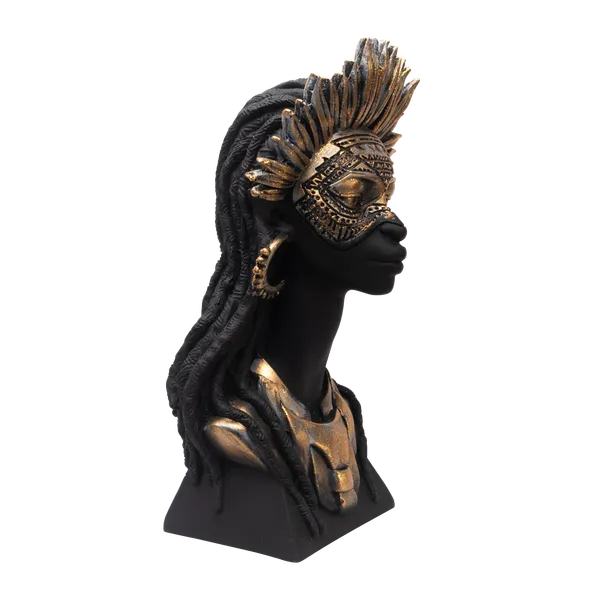 Black_Resin_Decorative_Sculpture_For_Home_Decor