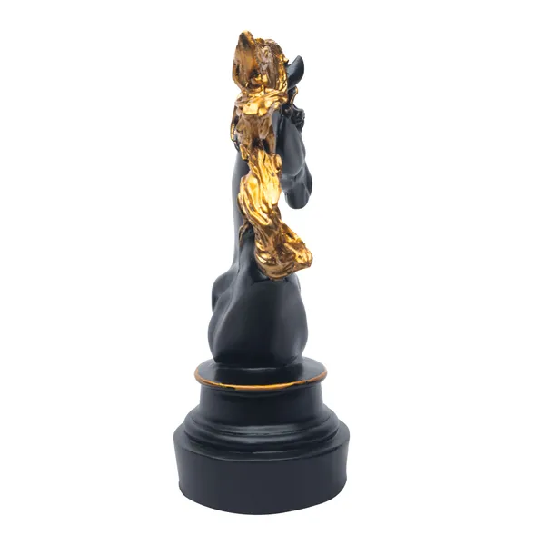 Black_And_Golden_Resin_Figurine_For_Home_Decor