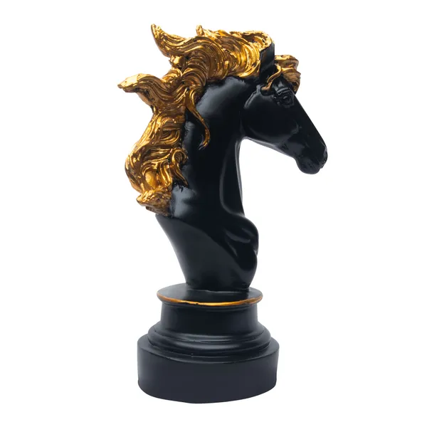 Black_And_Golden_Resin_Figurine_For_Home_Decor