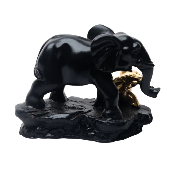 Black_And_Golden_Resin_Figurine_For_Home_Decor