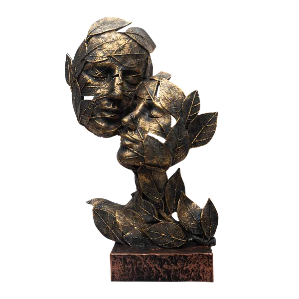 Black_Resin_Decorative_Sculpture_For_Home_Decor