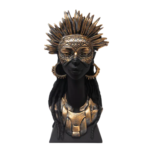 Black_Resin_Decorative_Sculpture_For_Home_Decor
