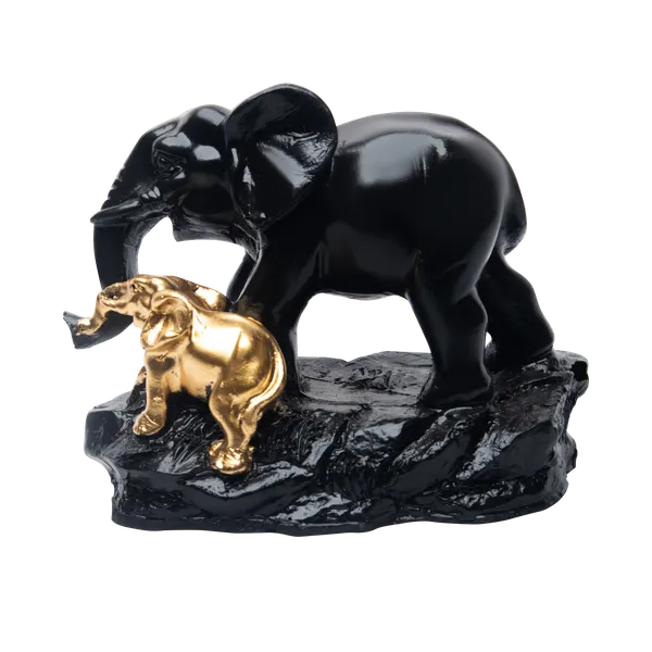 Black_And_Golden_Resin_Figurine_For_Home_Decor