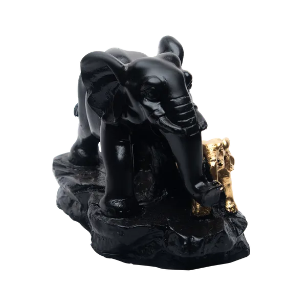 Black_And_Golden_Resin_Figurine_For_Home_Decor