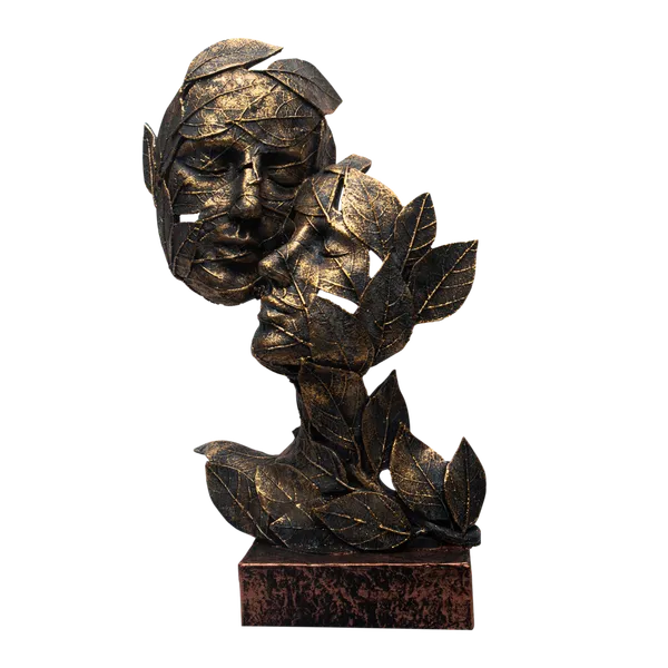 Black_Resin_Decorative_Sculpture_For_Home_Decor