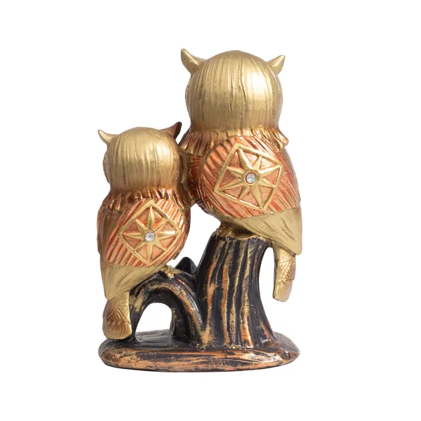 Golden_And_Green_Resin_Figurine_For_Home_Decor
