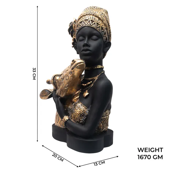 Black_And_Golden_Resin_Decorative_Sculpture_For_Home_Decor