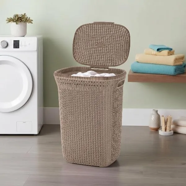 Multicolor_Plastic_Large_55_Ltr_Laundry_Basket_With_Lid_And_Handle_|_Multipurpose_Hamper_Bins_Storing_Washable_Clothes,_Blankets_|_Household_Ideal_For_Home_And_Bathroom