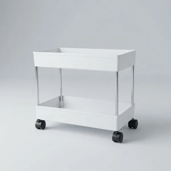 White_Multipurpose_Fruits_And_Vegetable_Stand/Kitchen_Trolley_With_Wheels_|_Space-Saving_Onion_Potato_Rack_For_Kitchen_Storage