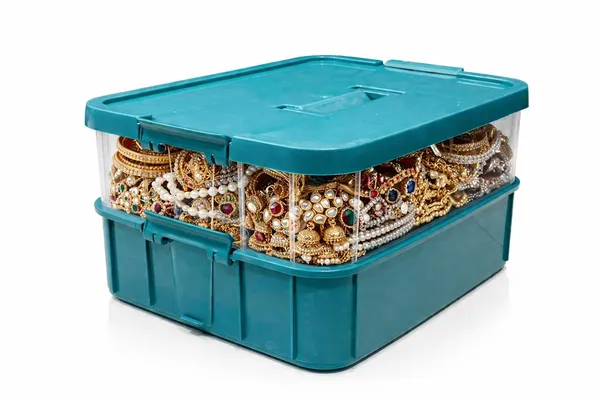 Green_Storage_Box_Clear_Stack_And_Carry_Box,_Portable_Craft_Organizers,_And_Storage_Bin_For_Organizing_Arts_And_Crafts,_Sewing,_Makeup,Supplies_Ideal_Hobby_Organizer