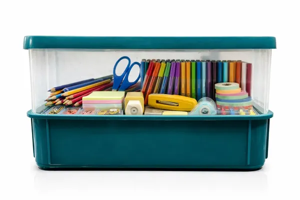 Green_Storage_Box_Clear_Stack_And_Carry_Box,_Portable_Craft_Organizers,_And_Storage_Bin_For_Organizing_Arts_And_Crafts,_Sewing,_Makeup,Supplies_Ideal_Hobby_Organizer