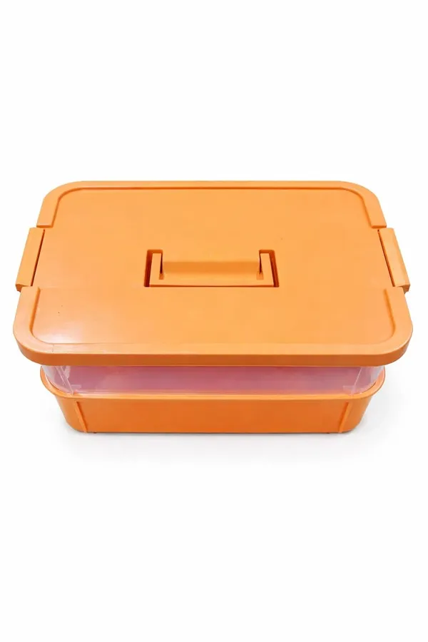 Orange_Storage_Box_Clear_Stack_And_Carry_Box,_Portable_Craft_Organizers,_And_Storage_Bin_For_Organizing_Arts_And_Crafts,_Sewing,_Makeup,Supplies_Ideal_Hobby_Organizer
