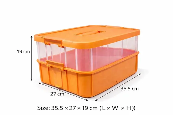 Orange_Storage_Box_Clear_Stack_And_Carry_Box,_Portable_Craft_Organizers,_And_Storage_Bin_For_Organizing_Arts_And_Crafts,_Sewing,_Makeup,Supplies_Ideal_Hobby_Organizer