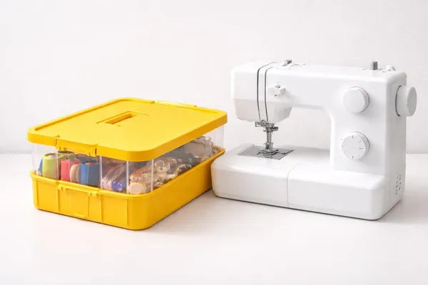 Yellow_Storage_Box_Clear_Stack_And_Carry_Box,_Portable_Craft_Organizers,_And_Storage_Bin_For_Organizing_Arts_And_Crafts,_Sewing,_Makeup,Supplies_Ideal_Hobby_Organizer