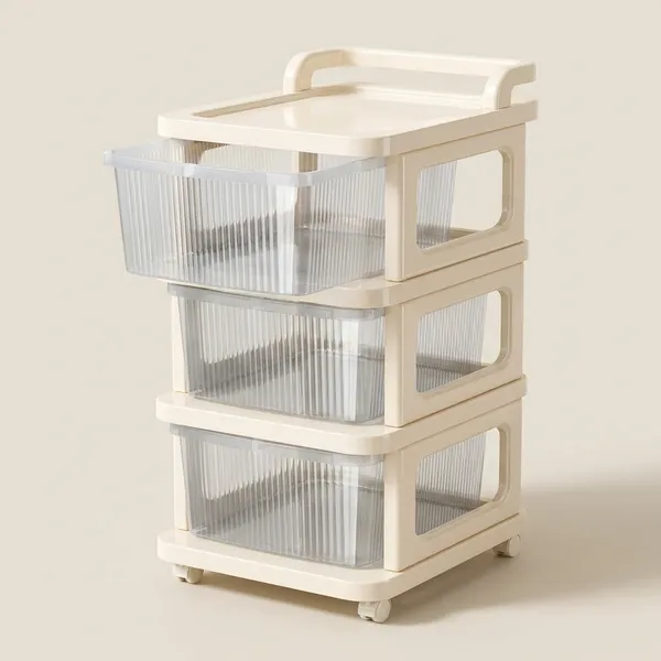 White_Heavy_Duty_Plastic_Storage_Drawer_With_Wheels_|_Modular_Cabinet_For_Bedroom,_Office,_Home_Or_Classroom|_Chest_Of_Drawers_Organiser_For_Cosmetics,_Kitchen_Items,_Toys