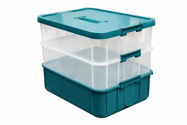 Green_Storage_Box_Clear_Stack_And_Carry_Box,_Portable_Craft_Organizers,_And_Storage_Bin_For_Organizing_Arts_And_Crafts,_Sewing,_Makeup,Supplies_Ideal_Hobby_Organizer