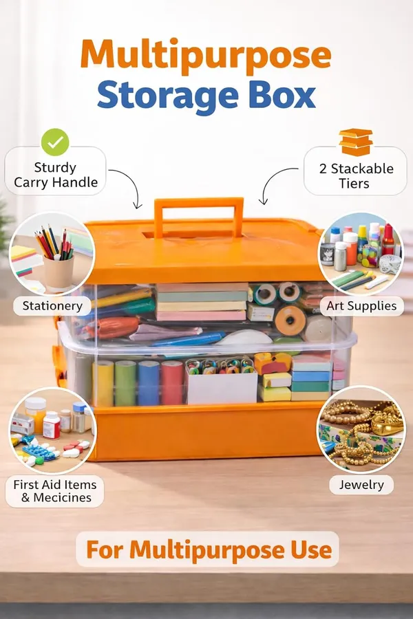 Orange_Storage_Box_Clear_Stack_And_Carry_Box,_Portable_Craft_Organizers,_And_Storage_Bin_For_Organizing_Arts_And_Crafts,_Sewing,_Makeup,Supplies_Ideal_Hobby_Organizer
