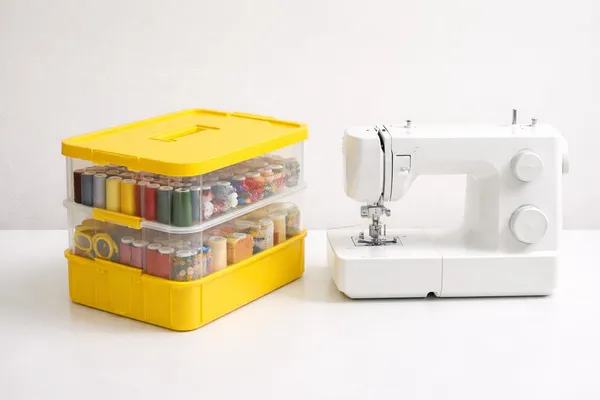 Yellow_Storage_Box_Clear_Stack_And_Carry_Box,_Portable_Craft_Organizers,_And_Storage_Bin_For_Organizing_Arts_And_Crafts,_Sewing,_Makeup,Supplies_Ideal_Hobby_Organizer