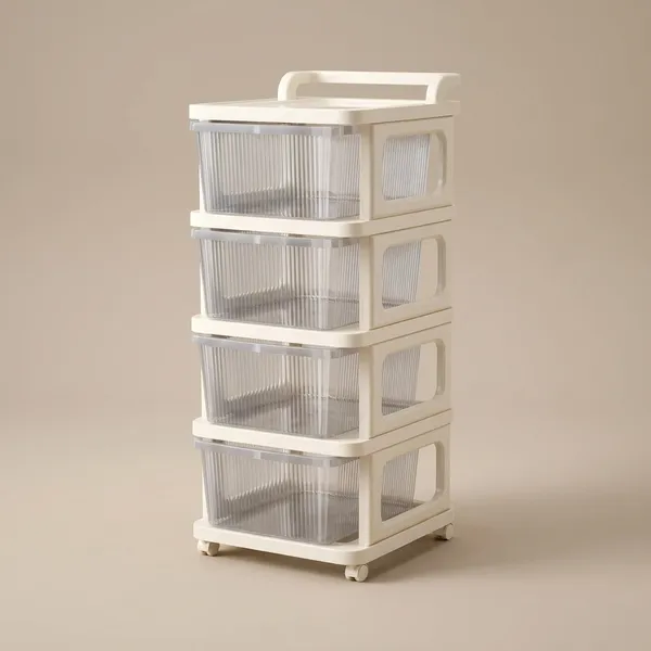 White_Heavy_Duty_Plastic_Storage_Drawer_With_Wheels_|_Modular_Cabinet_For_Bedroom,_Office,_Home_Or_Classroom|_Chest_Of_Drawers_Organiser_For_Cosmetics,_Kitchen_Items,_Toys