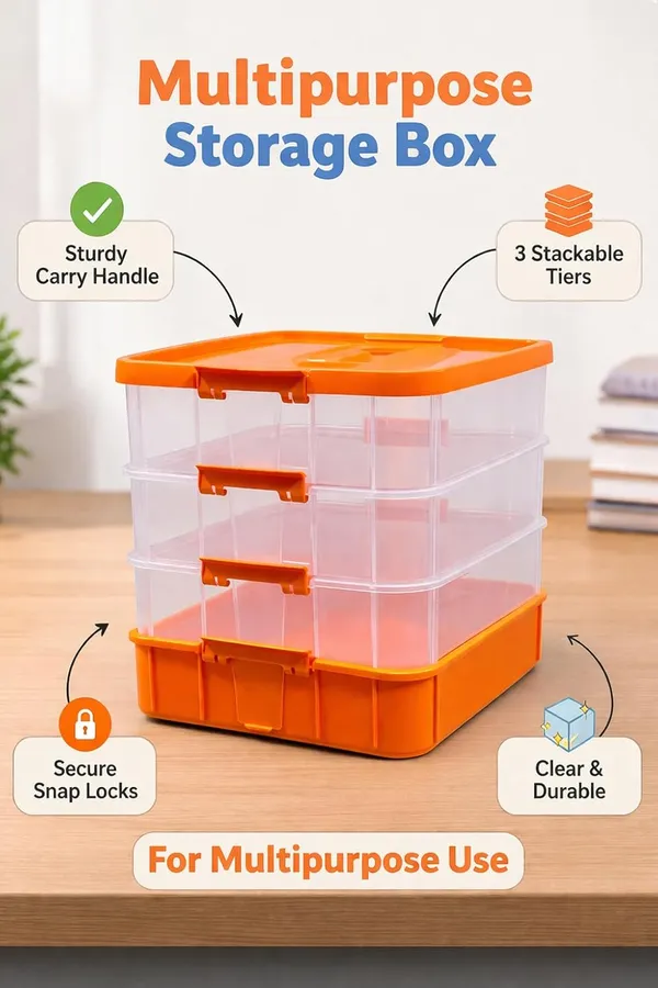 Orange_Storage_Box_Clear_Stack_And_Carry_Box,_Portable_Craft_Organizers,_And_Storage_Bin_For_Organizing_Arts_And_Crafts,_Sewing,_Makeup,Supplies_Ideal_Hobby_Organizer