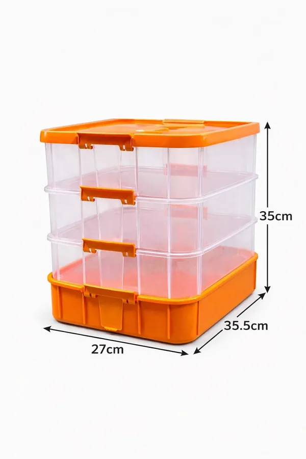 Orange_Storage_Box_Clear_Stack_And_Carry_Box,_Portable_Craft_Organizers,_And_Storage_Bin_For_Organizing_Arts_And_Crafts,_Sewing,_Makeup,Supplies_Ideal_Hobby_Organizer