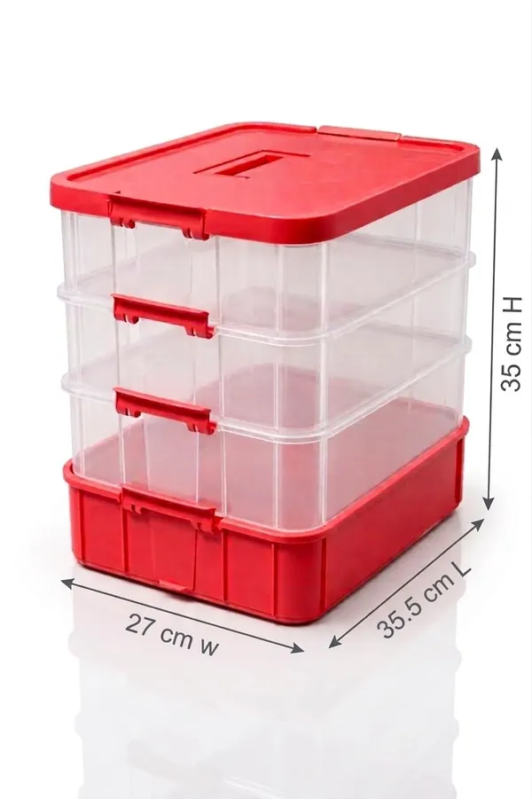 Pink_Storage_Box_Clear_Stack_And_Carry_Box,_Portable_Craft_Organizers,_And_Storage_Bin_For_Organizing_Arts_And_Crafts,_Sewing,_Makeup,Supplies_Ideal_Hobby_Organizer