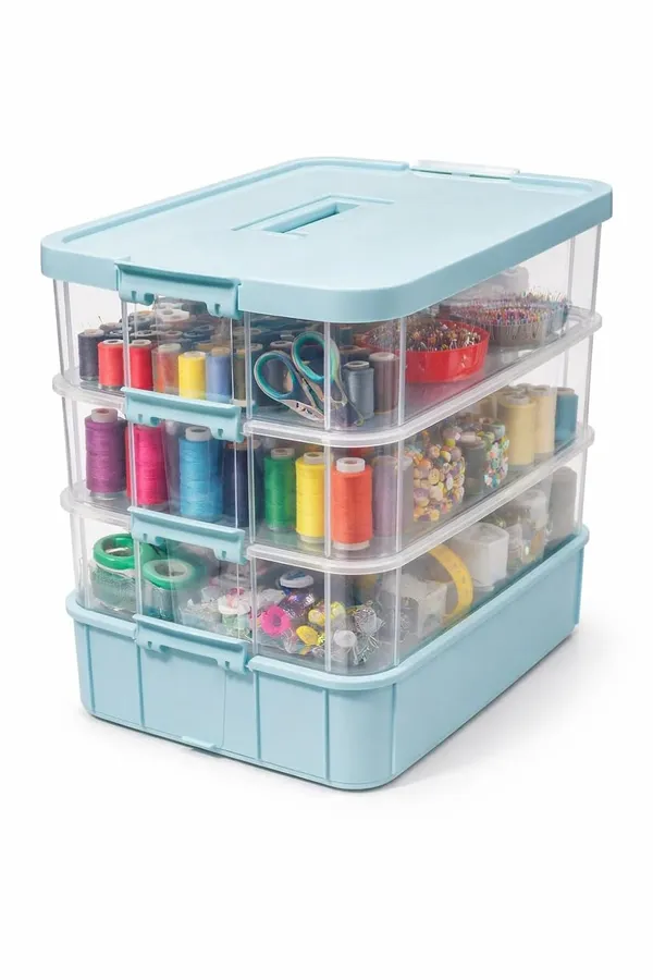 Sky_Storage_Box_Clear_Stack_And_Carry_Box,_Portable_Craft_Organizers,_And_Storage_Bin_For_Organizing_Arts_And_Crafts,_Sewing,_Makeup,Supplies_Ideal_Hobby_Organizer