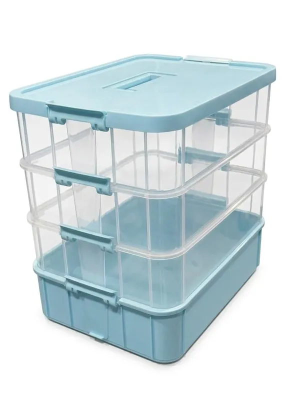 Sky_Storage_Box_Clear_Stack_And_Carry_Box,_Portable_Craft_Organizers,_And_Storage_Bin_For_Organizing_Arts_And_Crafts,_Sewing,_Makeup,Supplies_Ideal_Hobby_Organizer