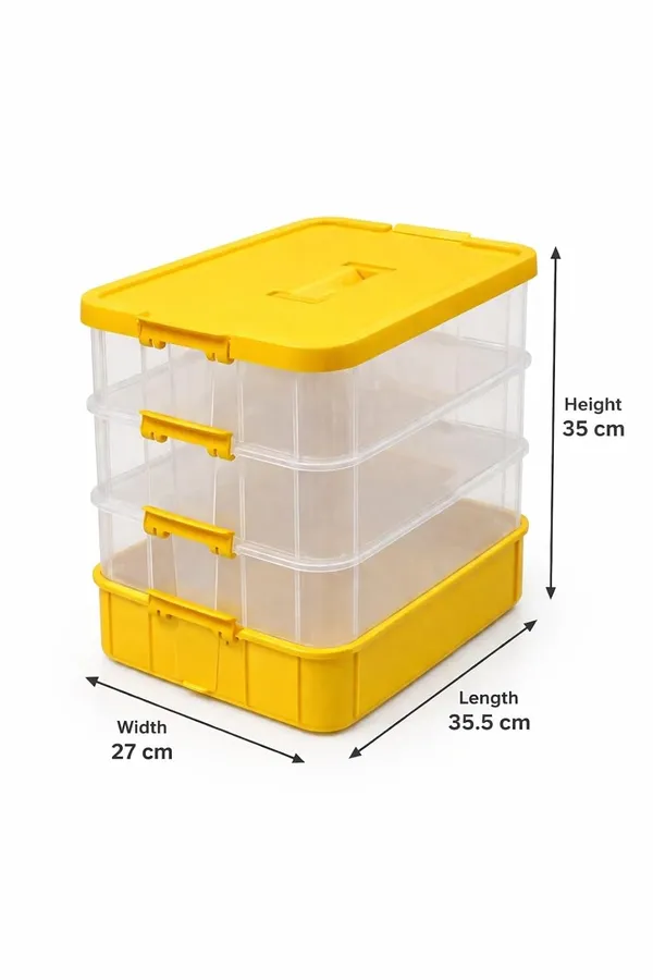 Yellow_Storage_Box_Clear_Stack_And_Carry_Box,_Portable_Craft_Organizers,_And_Storage_Bin_For_Organizing_Arts_And_Crafts,_Sewing,_Makeup,Supplies_Ideal_Hobby_Organizer