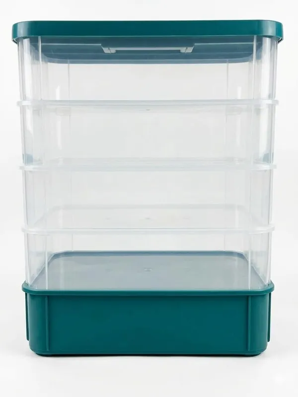Green_Storage_Box_Clear_Stack_And_Carry_Box,_Portable_Craft_Organizers,_And_Storage_Bin_For_Organizing_Arts_And_Crafts,_Sewing,_Makeup,Supplies_Ideal_Hobby_Organizer