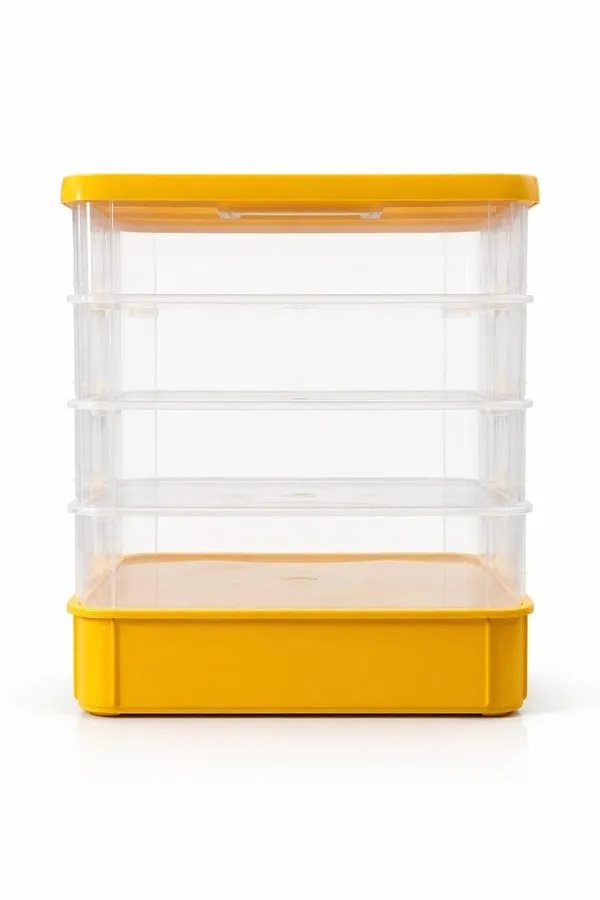 Yellow_Storage_Box_Clear_Stack_And_Carry_Box,_Portable_Craft_Organizers,_And_Storage_Bin_For_Organizing_Arts_And_Crafts,_Sewing,_Makeup,Supplies_Ideal_Hobby_Organizer