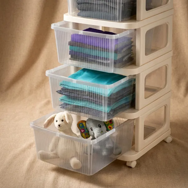 White_Heavy_Duty_Plastic_Storage_Drawer_With_Wheels_|_Modular_Cabinet_For_Bedroom,_Office,_Home_Or_Classroom|_Chest_Of_Drawers_Organiser_For_Cosmetics,_Kitchen_Items,_Toys
