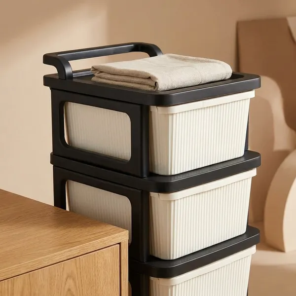 Black_&_Ivory_Heavy_Duty_Plastic_Storage_Drawer_With_Wheels_|_Modular_Cabinet_For_Bedroom,_Office,_Home_Or_Classroom|_Chest_Of_Drawers_Organiser_For_Cosmetics,_Kitchen_Items,_Toys