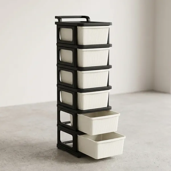 Black_&_Ivory_Heavy_Duty_Plastic_Storage_Drawer_With_Wheels_|_Modular_Cabinet_For_Bedroom,_Office,_Home_Or_Classroom|_Chest_Of_Drawers_Organiser_For_Cosmetics,_Kitchen_Items,_Toys